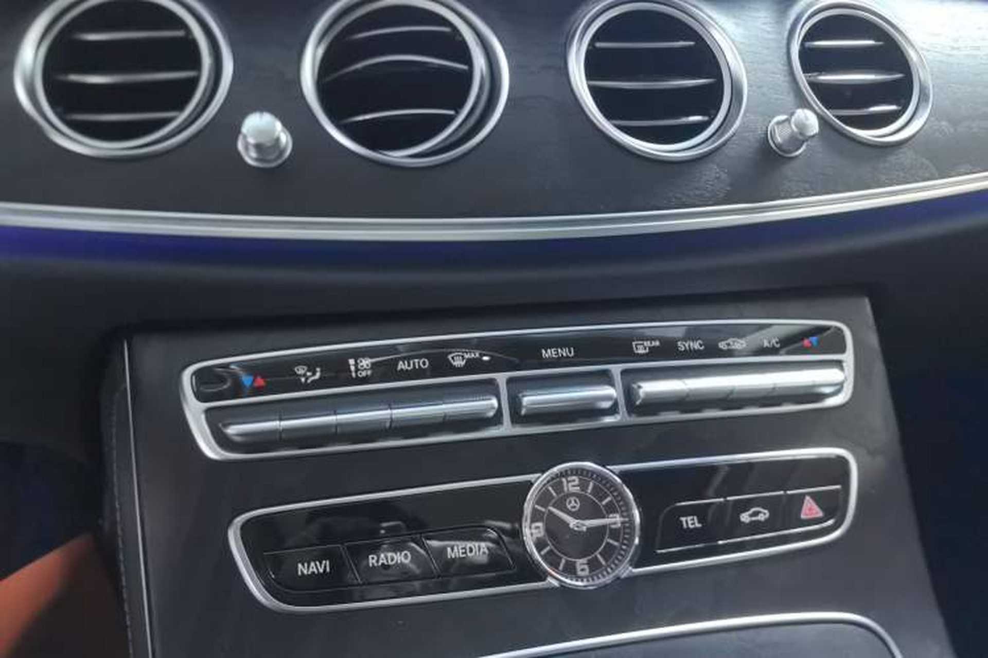 Used Mercedes-Benz E-Class 2019 E 300 L Sporty and Stylish Model Audio And AC Panel