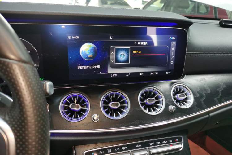 Used Mercedes-Benz E-Class 2019 E 300 L Sporty and Stylish Model Audio And AC Panel