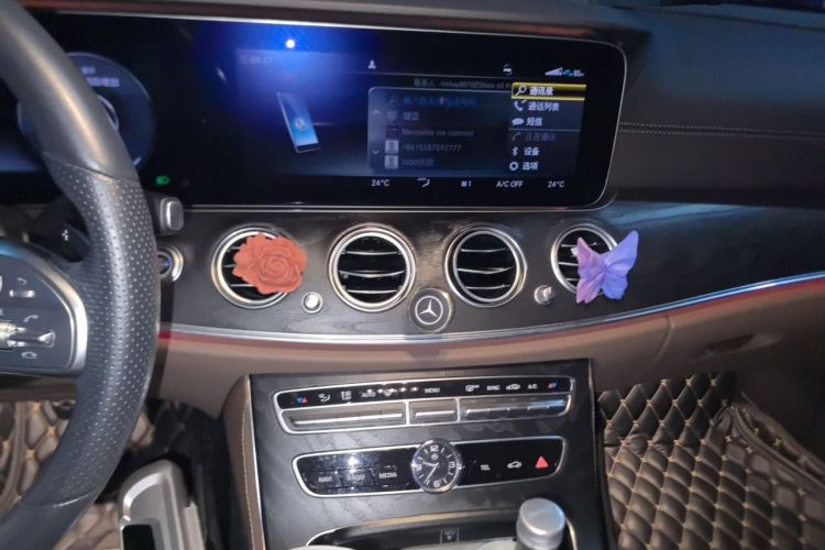 Used Mercedes-Benz E-Class 2019 E 300 L Sporty and Stylish Model Audio And AC Panel
