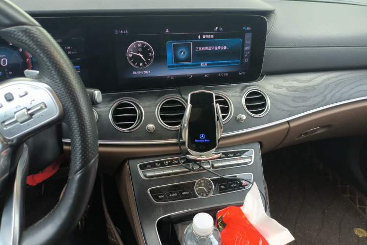 Used Mercedes-Benz E-Class 2019 E 300 L Sporty and Stylish Model Audio And AC Panel