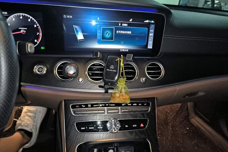 Used Mercedes-Benz E-Class 2019 E 300 L Sporty and Stylish Model Audio And AC Panel