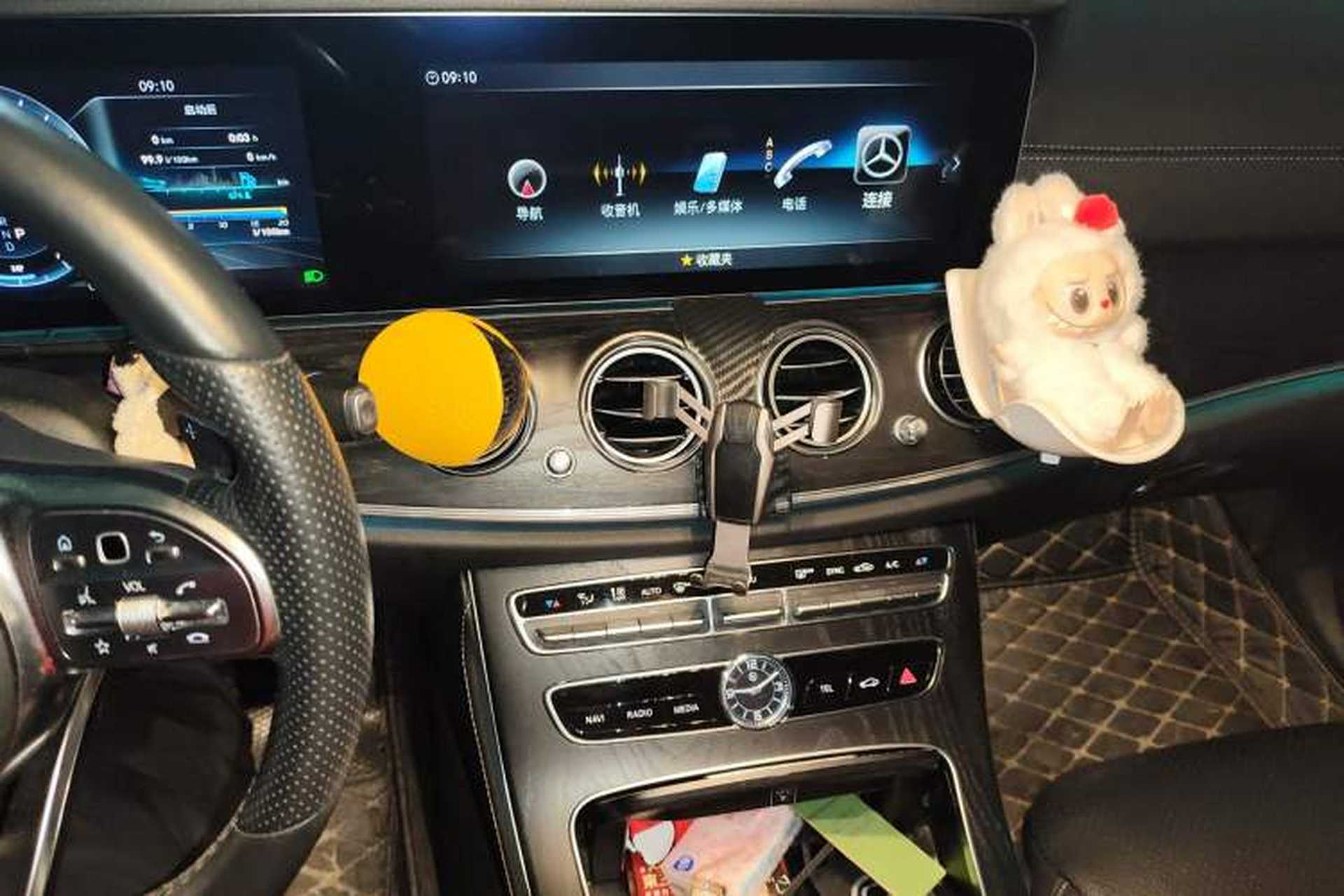 Used Mercedes-Benz E-Class 2019 E 300 L Sporty and Stylish Model Audio And AC Panel