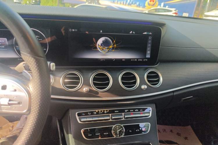 Used Mercedes-Benz E-Class 2019 Restyled E 300 L Sporty and Stylish Edition Audio And AC Panel