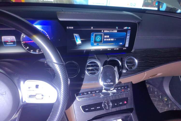 Used Mercedes-Benz E-Class 2019 Facelifted E 300 L Stylish Version Audio And AC Panel