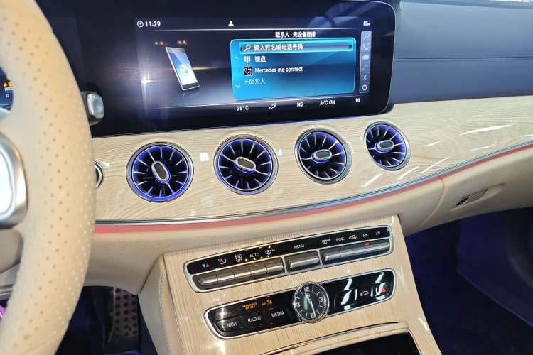 Used Mercedes-Benz E-Class 2019 E 200 Coupe Audio And AC Panel