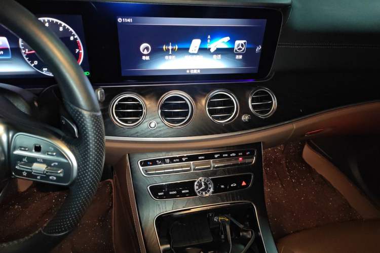 Used Mercedes-Benz E-Class 2019 E 300 L Sporty and Stylish Model Audio And AC Panel