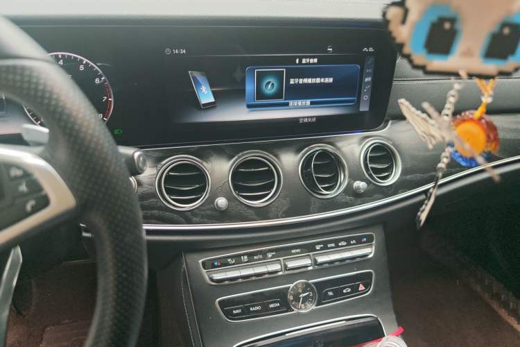 Used Mercedes-Benz E-Class 2019 E 300 L Sporty and Stylish Model Audio And AC Panel