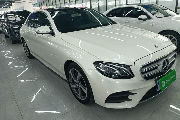Used Mercedes-Benz E-Class 2019 E 300 L Sporty and Stylish Model Front Right 45 Deg