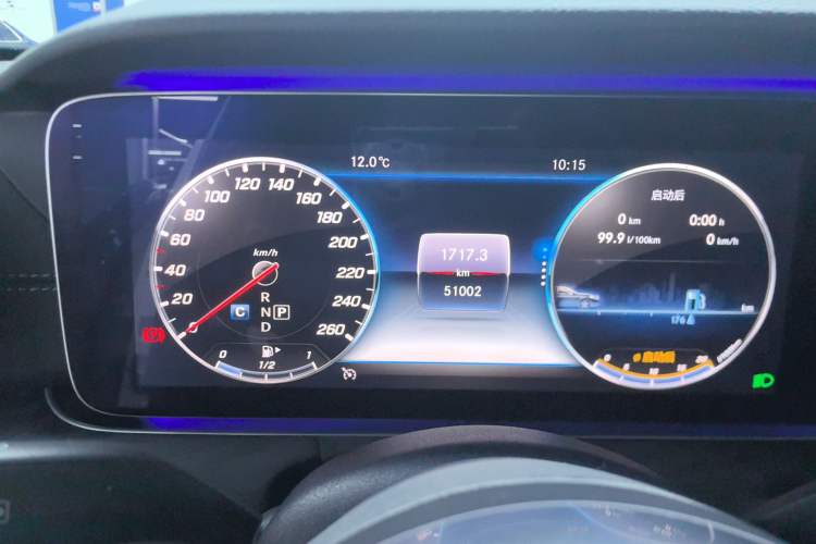 Used Mercedes-Benz E-Class 2019 E 300 L Sporty and Stylish Model Instrument Cluster