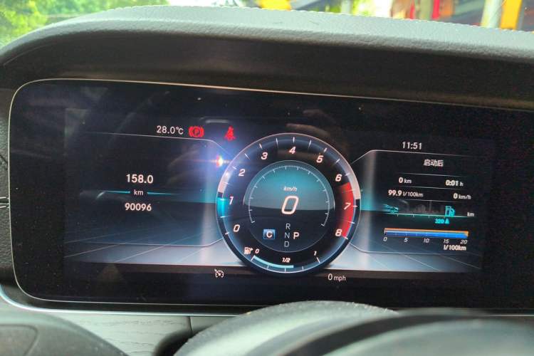 Used Mercedes-Benz E-Class 2019 Restyled E 300 L Sporty and Stylish Edition Instrument Cluster