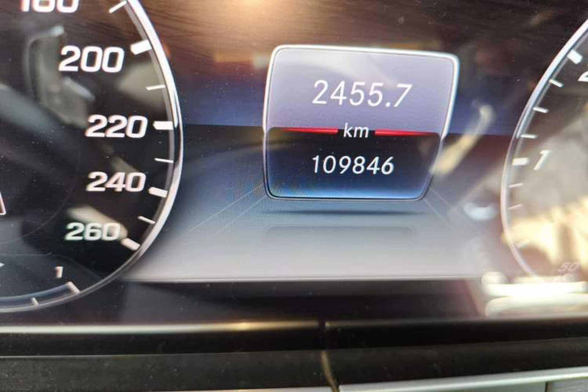 Used Mercedes-Benz E-Class 2019 Restyled E 300 L Sporty and Stylish Edition Odometer Close Up