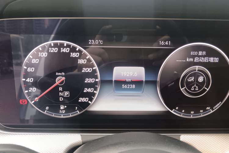Used Mercedes-Benz E-Class 2019 E 260 Sport Edition Odometer Close Up