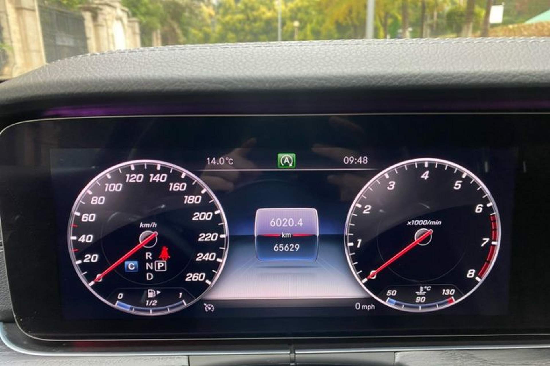 Used Mercedes-Benz E-Class 2019 Restyled E 300 L Sport Luxury Edition Odometer Close Up