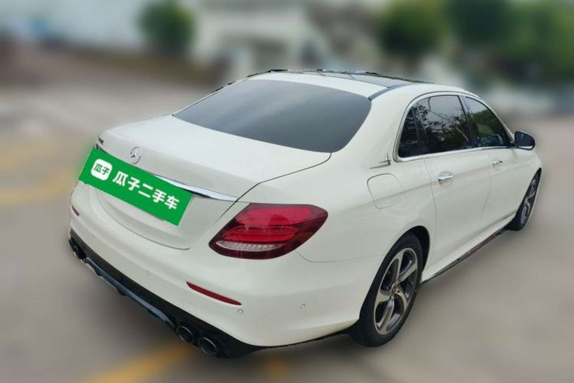 Used Mercedes-Benz E-Class 2019 E 300 L Sport Luxury Edition Rear Right 45 Deg