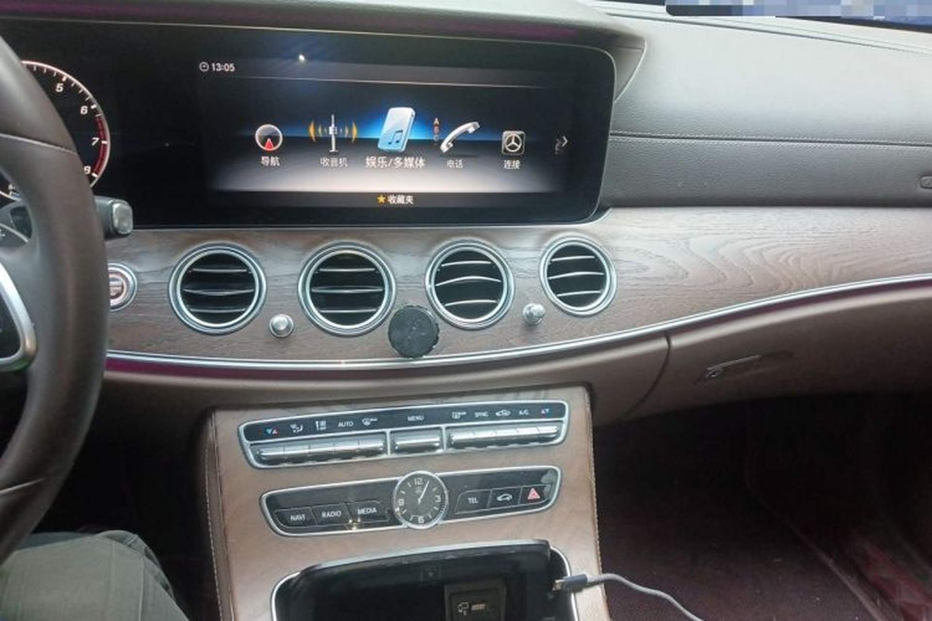 Used Mercedes-Benz E-Class 2020 Facelift E 300 L Stylish Edition Audio And AC Panel