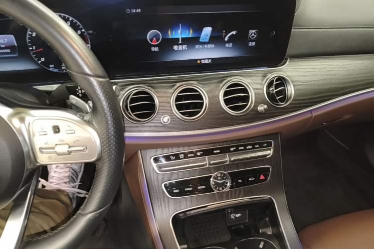 Used Mercedes-Benz E-Class 2020 E 300 L Sporty and Stylish Model Audio And AC Panel