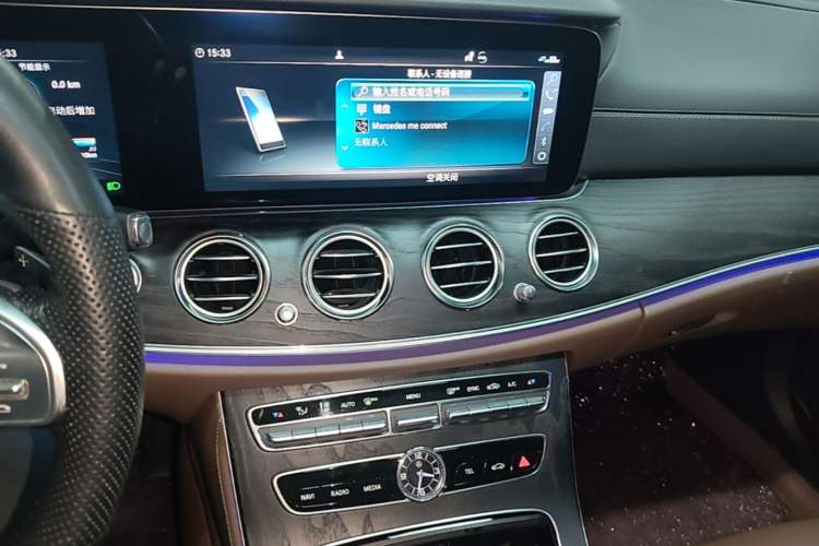 Used Mercedes-Benz E-Class 2020 Facelift E 260 L Sport Edition Audio And AC Panel