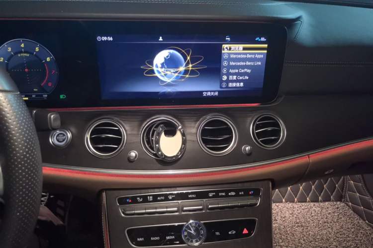 Used Mercedes-Benz E-Class 2020 E 300 L Sporty and Stylish Model Audio And AC Panel