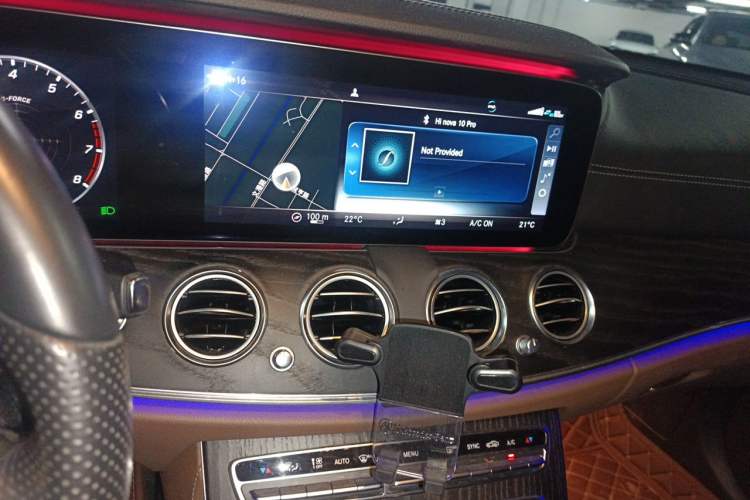 Used Mercedes-Benz E-Class 2020 E 300 L Sporty and Stylish Model Audio And AC Panel