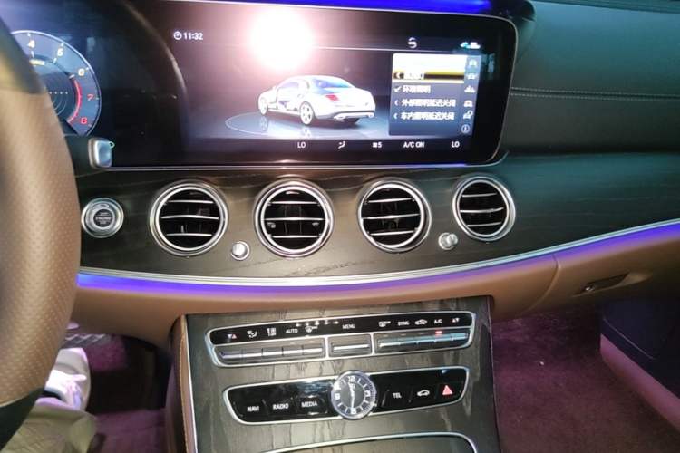 Used Mercedes-Benz E-Class 2020 Facelift E 260 L Sport Edition Audio And AC Panel