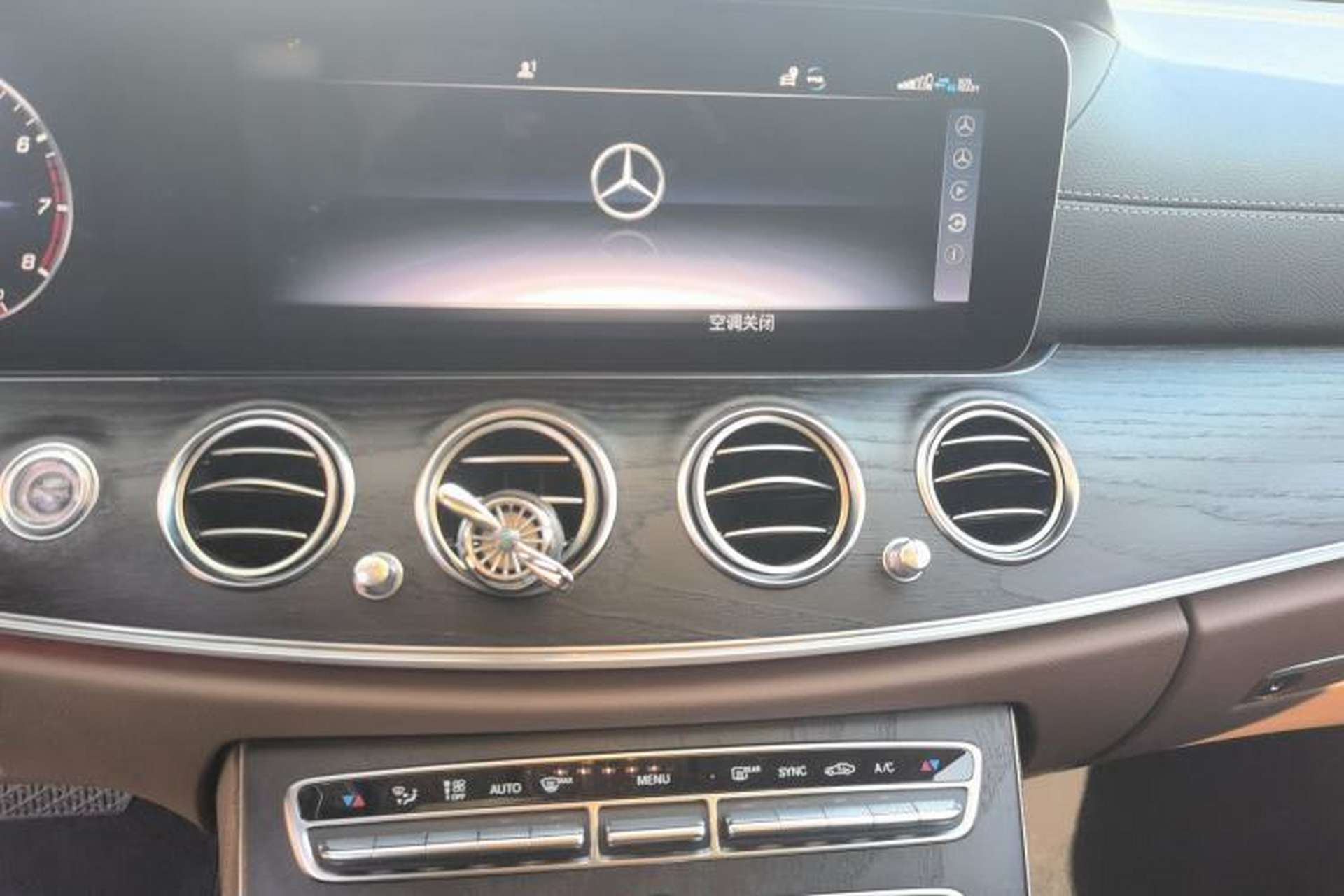 Used Mercedes-Benz E-Class 2020 Restyled E 300 L Sporty and Stylish Edition Audio And AC Panel