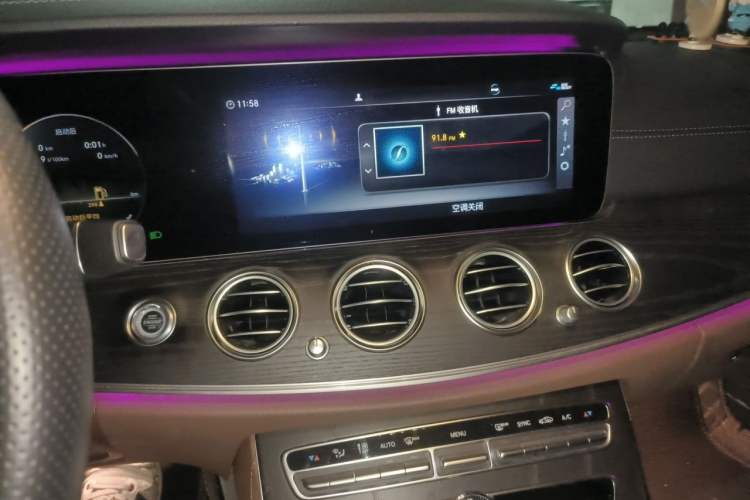 Used Mercedes-Benz E-Class 2020 Restyled E 300 L Sporty and Stylish Edition Audio And AC Panel