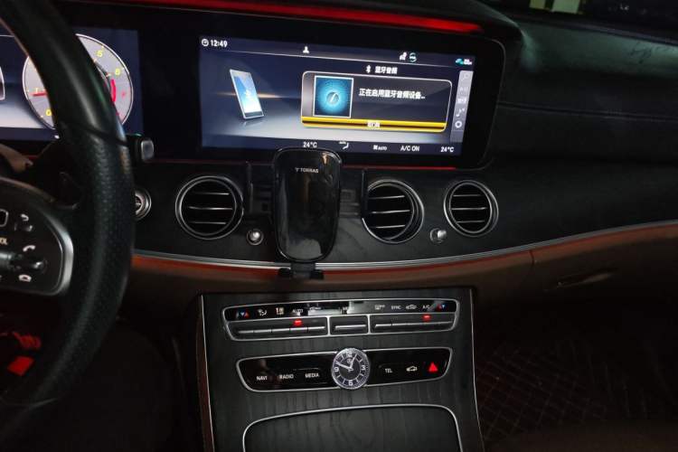 Used Mercedes-Benz E-Class 2020 E 300 L Sporty and Stylish Model Audio And AC Panel