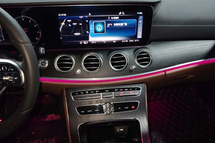 Used Mercedes-Benz E-Class 2020 Facelift E 260 L Sport Edition Audio And AC Panel