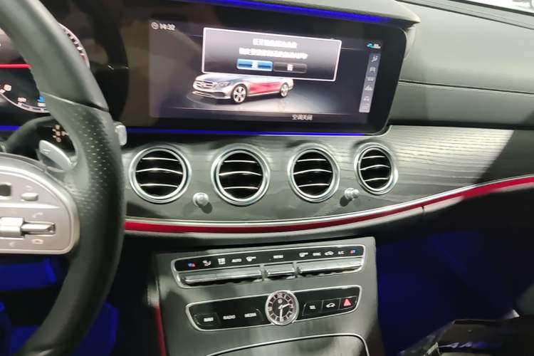 Used Mercedes-Benz E-Class 2020 E 300 L Sporty and Stylish Model Audio And AC Panel