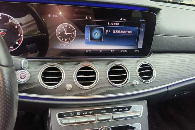 Used Mercedes-Benz E-Class 2020 E 300 L Sporty and Stylish Model Audio And AC Panel
