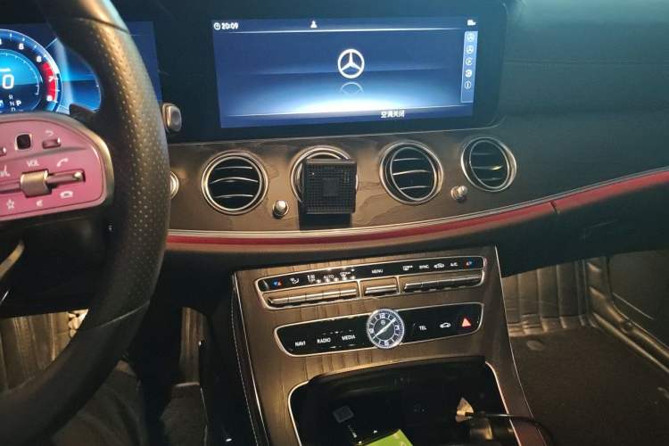 Used Mercedes-Benz E-Class 2020 E 300 L Sporty and Stylish Model Audio And AC Panel