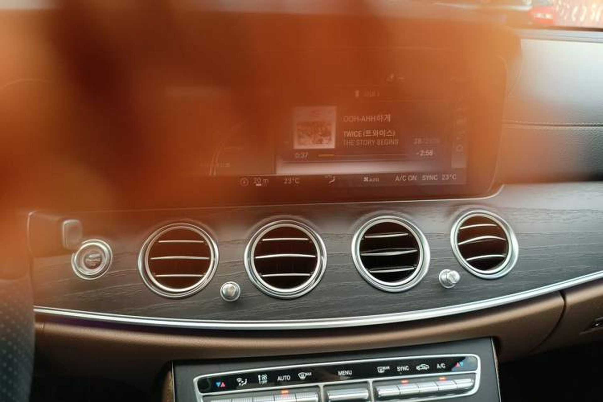 Used Mercedes-Benz E-Class 2020 E 300 L Sporty and Stylish Model Audio And AC Panel