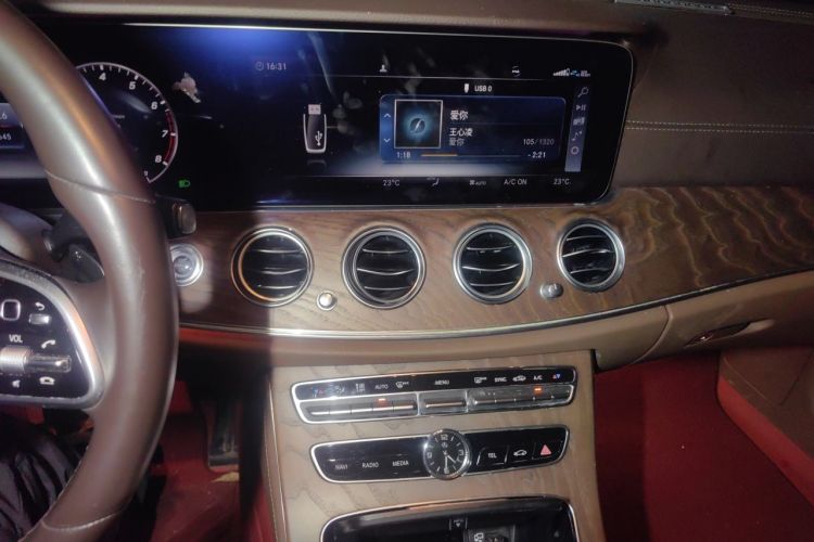 Used Mercedes-Benz E-Class 2020 Facelift E 300 L Stylish Edition Audio And AC Panel