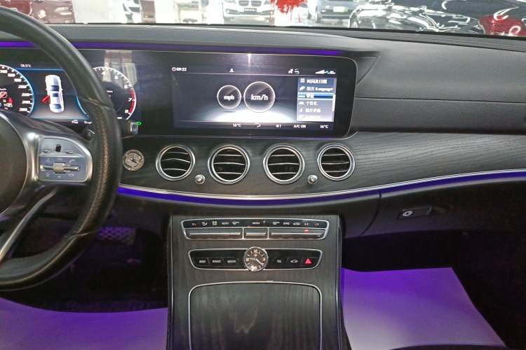 Used Mercedes-Benz E-Class 2020 Restyled E 300 L Sporty and Stylish Edition Audio And AC Panel