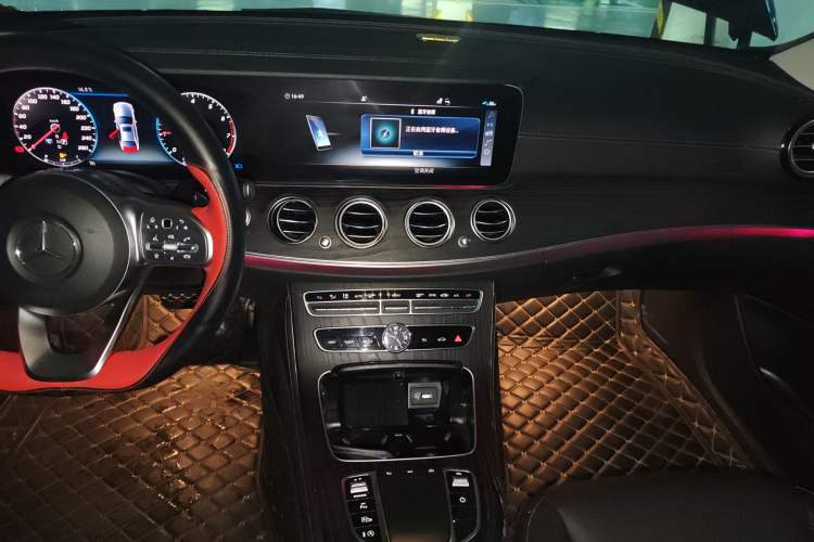 Used Mercedes-Benz E-Class 2020 E 300 L Sporty and Stylish Model Audio And AC Panel