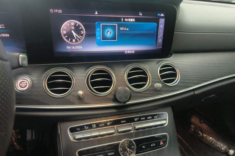 Used Mercedes-Benz E-Class 2020 E 300 L Sporty and Stylish Model Audio And AC Panel