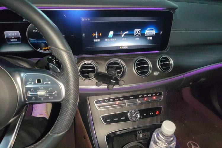 Used Mercedes-Benz E-Class 2020 E 300 L Sporty and Stylish Model Audio And AC Panel