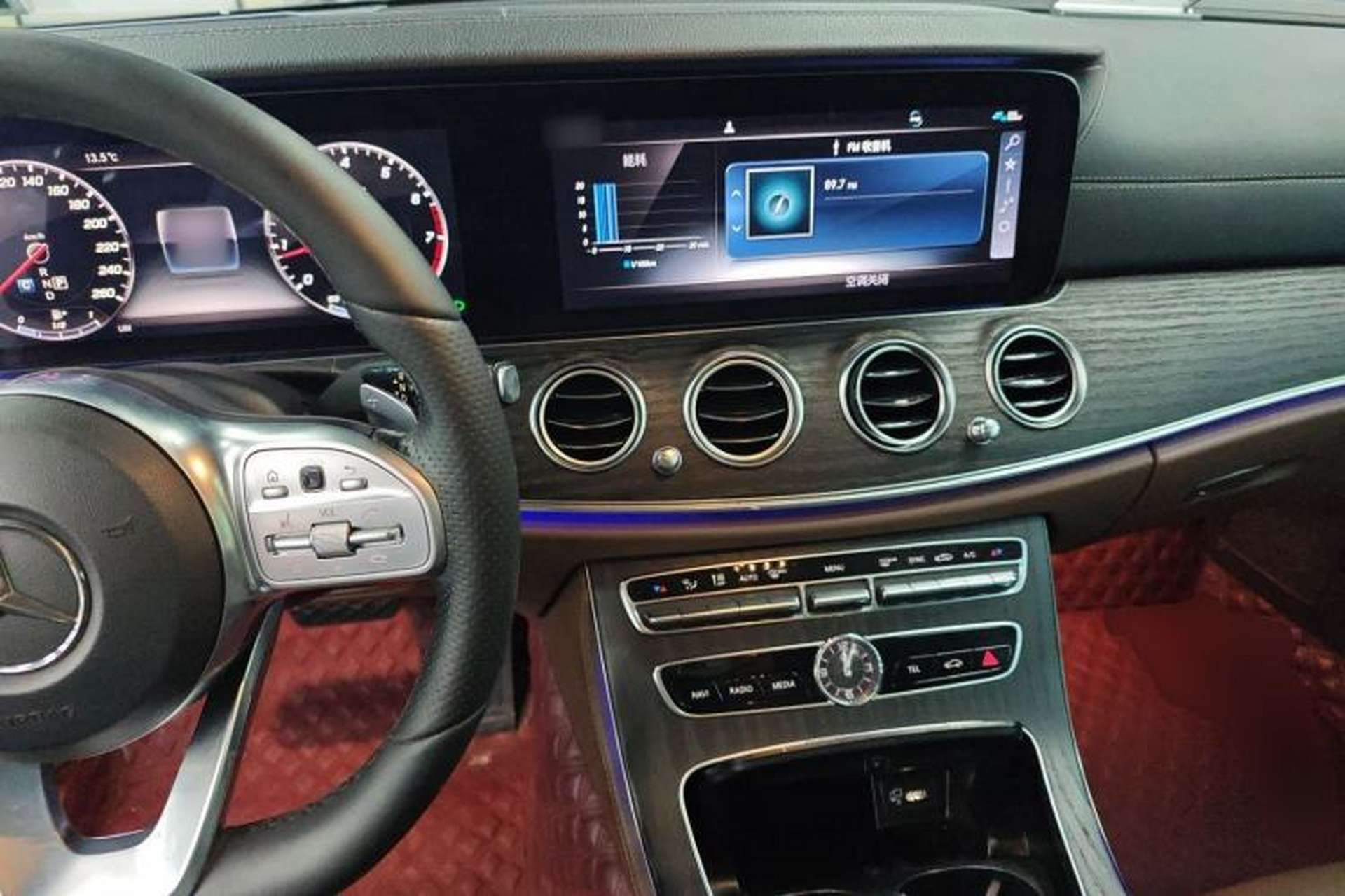 Used Mercedes-Benz E-Class 2020 E 300 L Sporty and Stylish Model Center Console