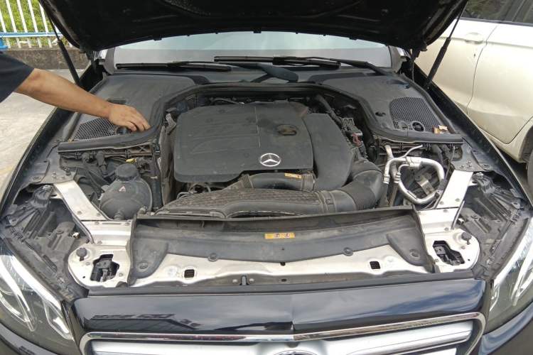 Used Mercedes-Benz E-Class 2020 E 300 L Sporty and Stylish Model Engine Bay