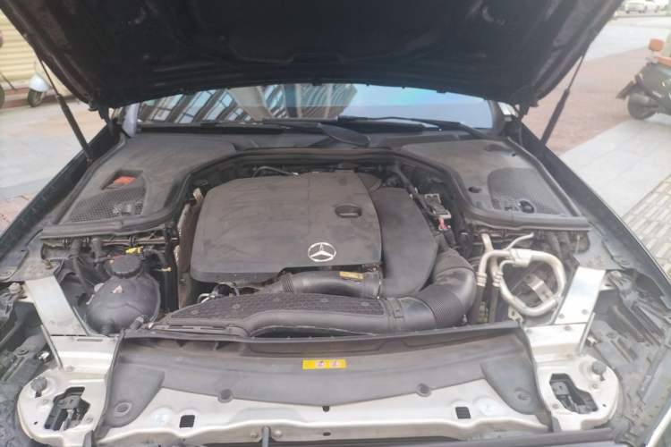 Used Mercedes-Benz E-Class 2020 E 300 L Sporty and Stylish Model Engine Bay
