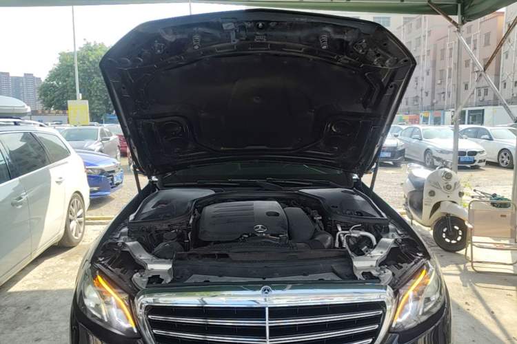 Used Mercedes-Benz E-Class 2020 E 300 L Sporty and Stylish Model Engine Bay