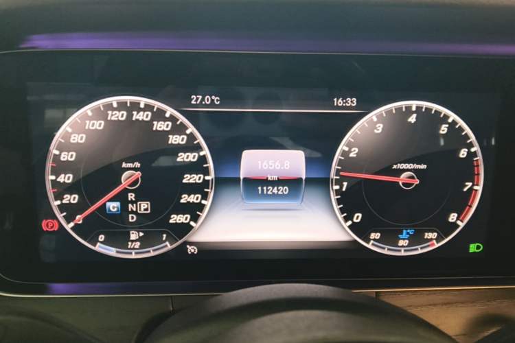 Used Mercedes-Benz E-Class 2020 E 300 L Sporty and Stylish Model Instrument Cluster