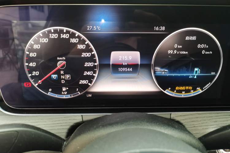 Used Mercedes-Benz E-Class 2020 Restyled E 300 L Sporty and Stylish Edition Instrument Cluster