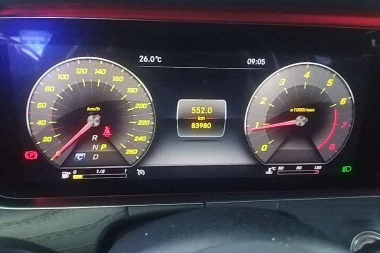 Used Mercedes-Benz E-Class 2020 Restyled E 300 L Sporty and Stylish Edition Instrument Cluster