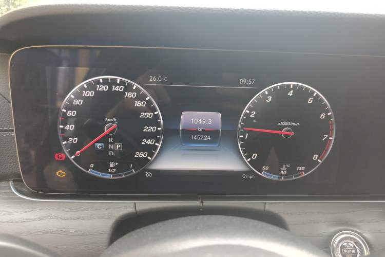 Used Mercedes-Benz E-Class 2020 Restyled E 300 L Sporty and Stylish Edition Instrument Cluster