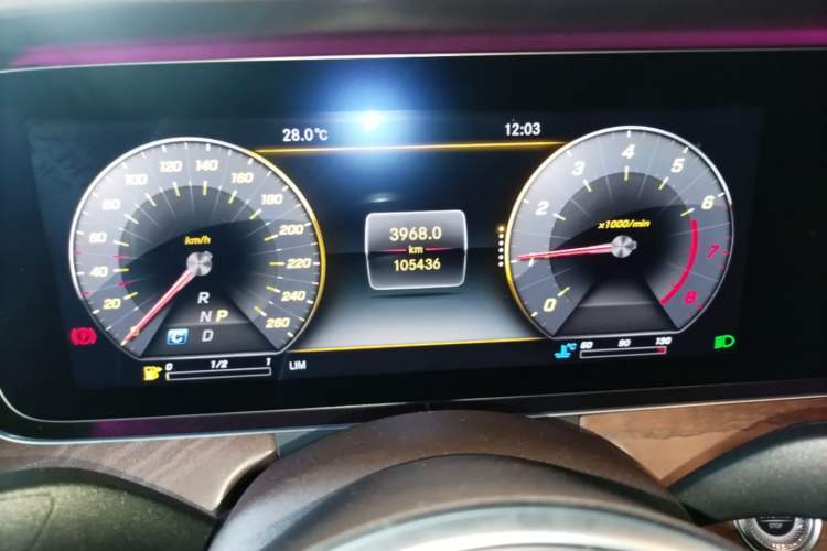 Used Mercedes-Benz E-Class 2020 E 300 L Luxury Model Instrument Cluster