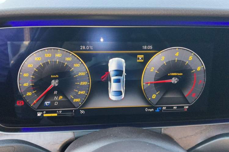 Used Mercedes-Benz E-Class 2020 E 300 L Stylish Model Instrument Cluster