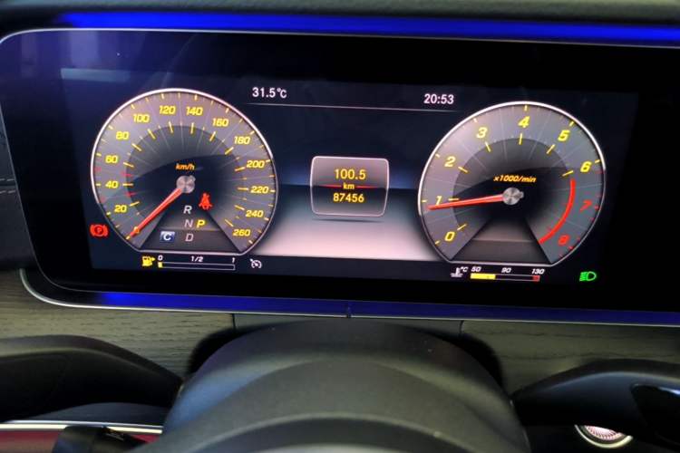 Used Mercedes-Benz E-Class 2020 E 300 L Sporty and Stylish Model Instrument Cluster