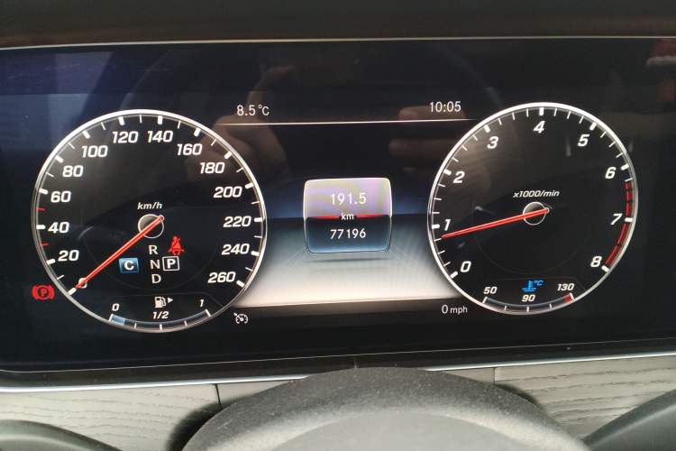 Used Mercedes-Benz E-Class 2020 E 300 L Sporty and Stylish Model Instrument Cluster