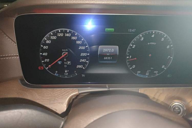Used Mercedes-Benz E-Class 2020 E 260 L 4MATIC Odometer Close Up